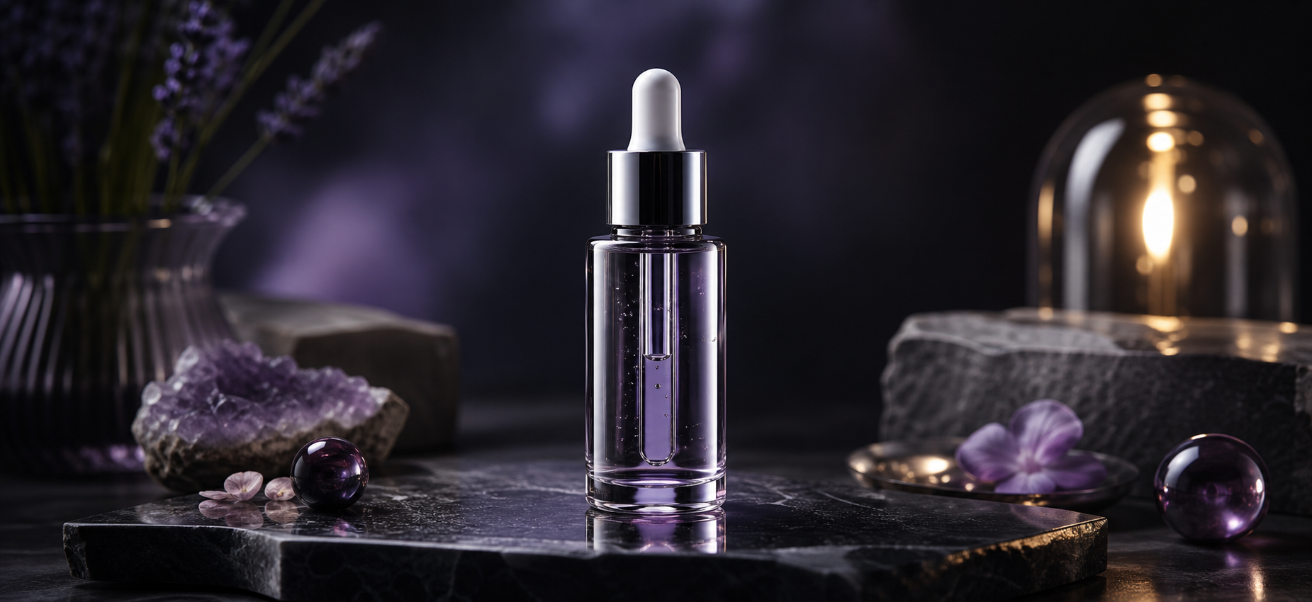 AI product photoshoot example with polished product advertising composition