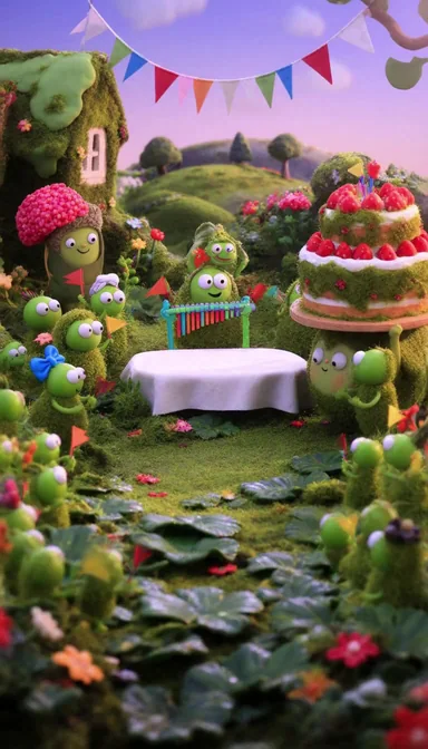 Plantilla Clay Garden Party