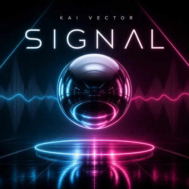 Square electronic single cover art for streaming release artwork