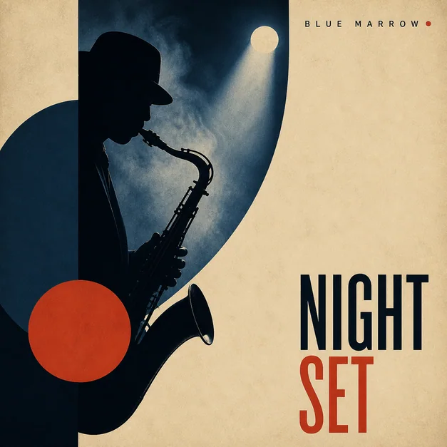 Jazz album cover prompt example