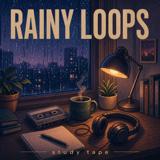 Lo-fi Spotify playlist cover example