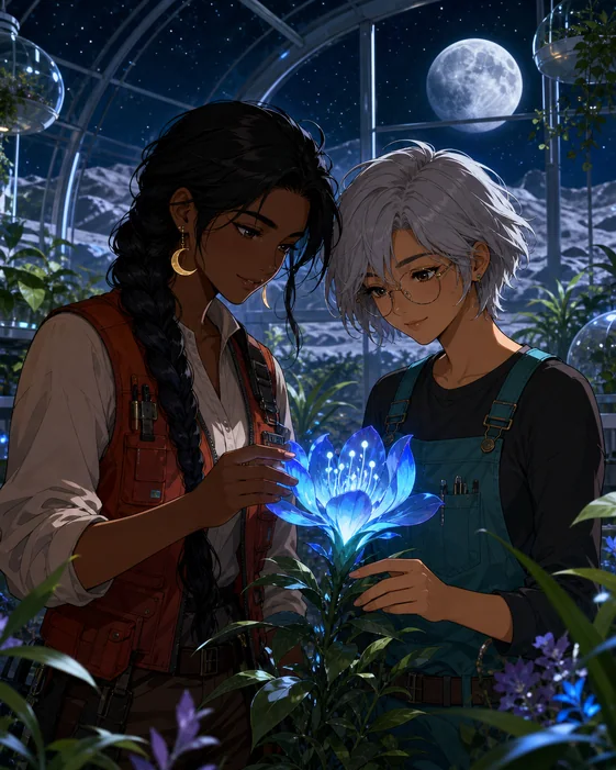 Plantilla Lunar Garden Duo