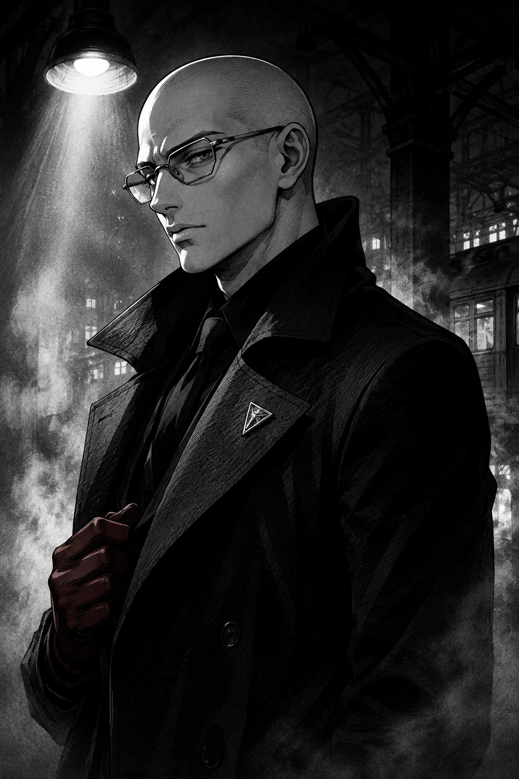 Manga Detective Portrait modèle : anime