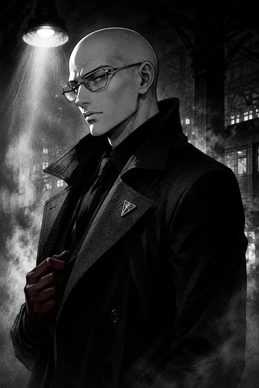 Plantilla Manga Detective Portrait