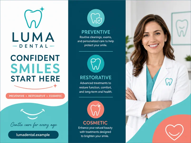 Modern Dental Care template