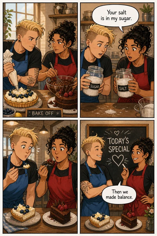 Bakery Rivalry Slice of Life template