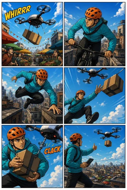 Original City Hero Comic template