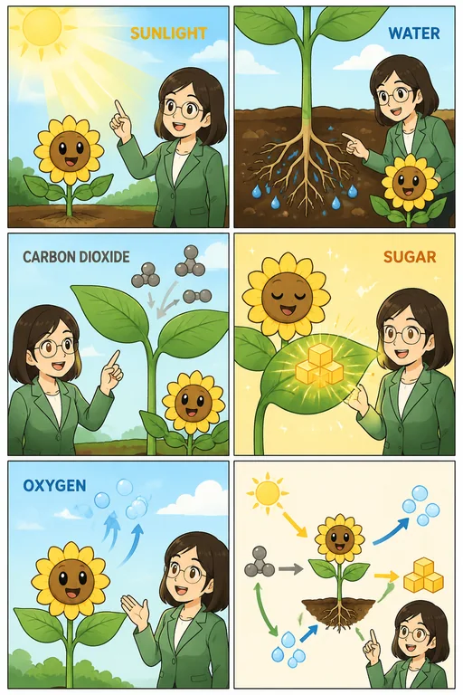 Photosynthesis Classroom Comic template