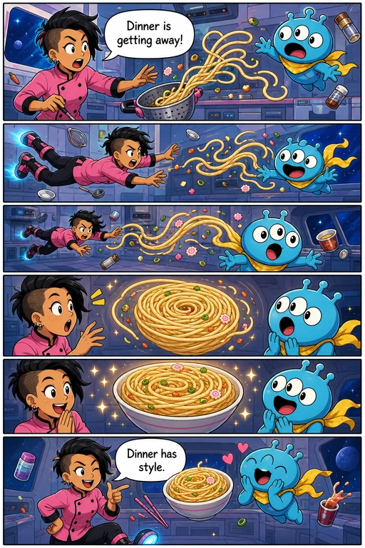 Space Chef Webtoon template