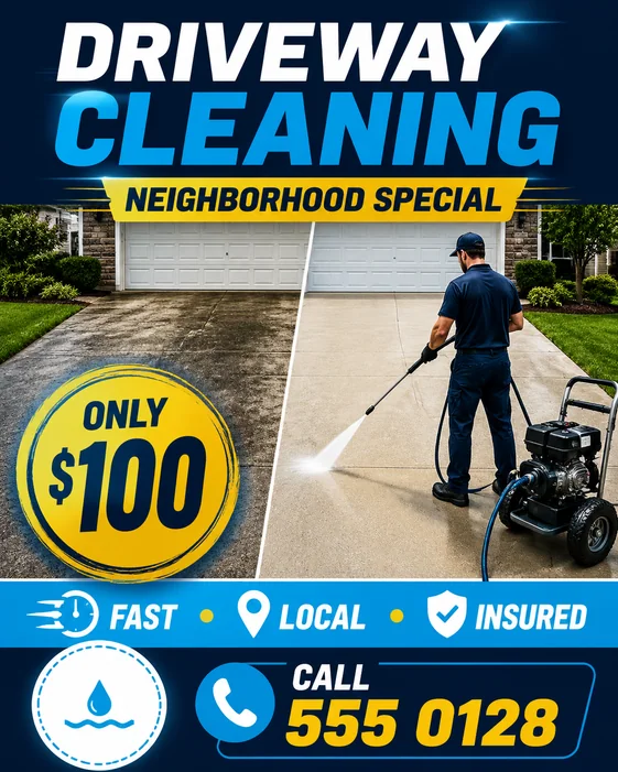 Driveway Cleaning Special template