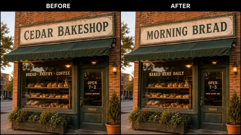 Edit a Storefront Sign