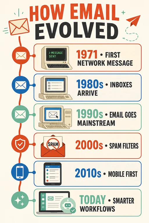 Evolution of Email template