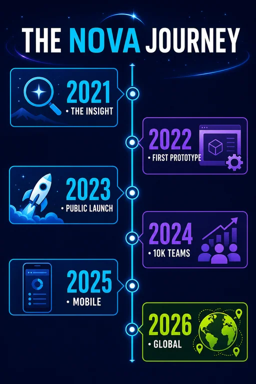 Startup Journey Timeline template