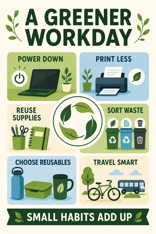 Sustainable Office Tips template