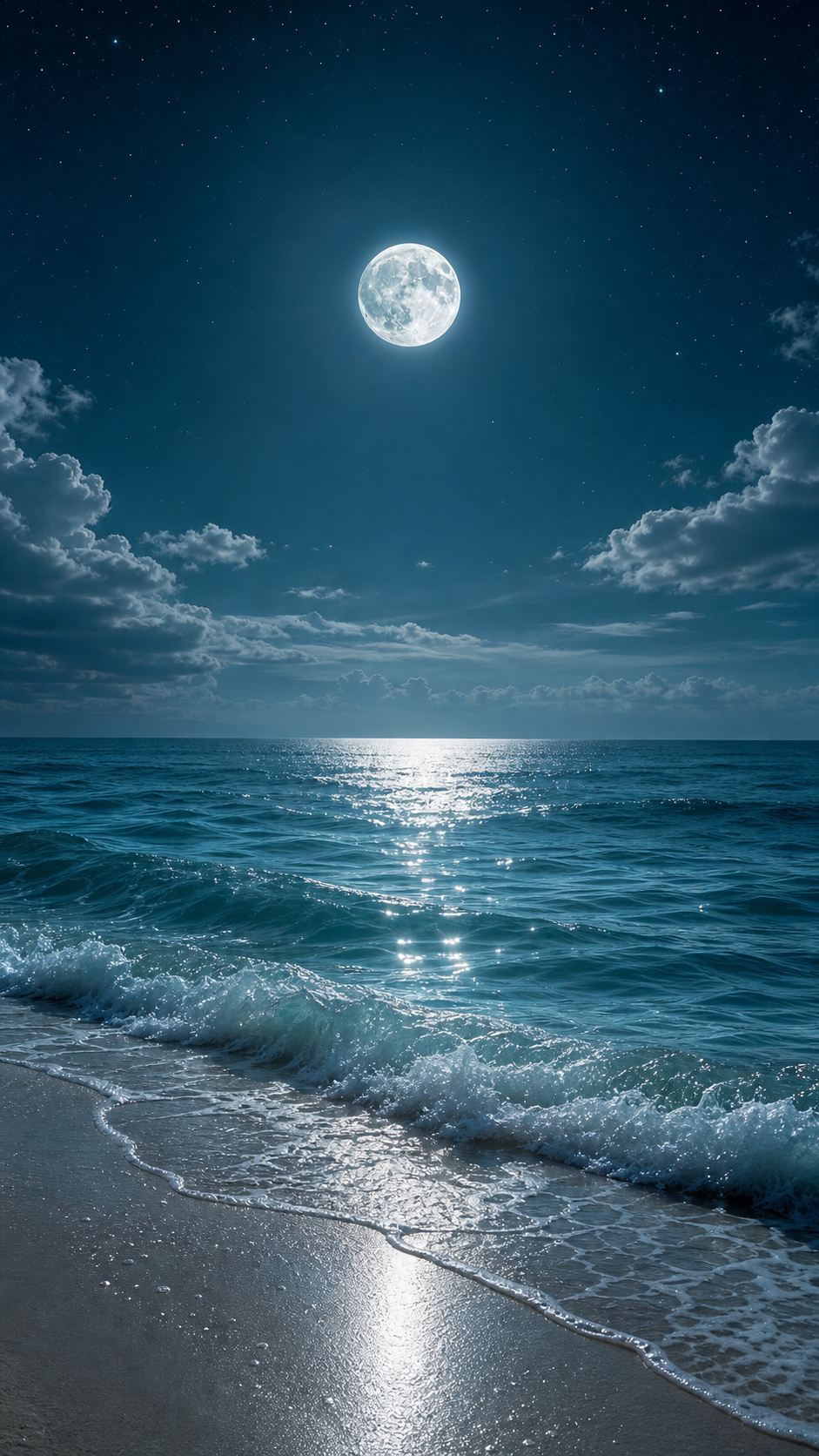 Moonlit Ocean Lock Screen