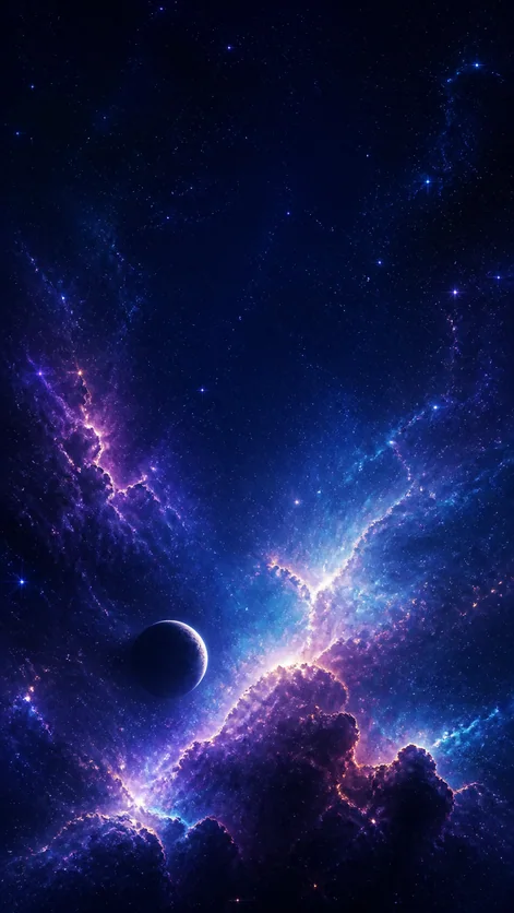 Space Nebula Wallpaper template