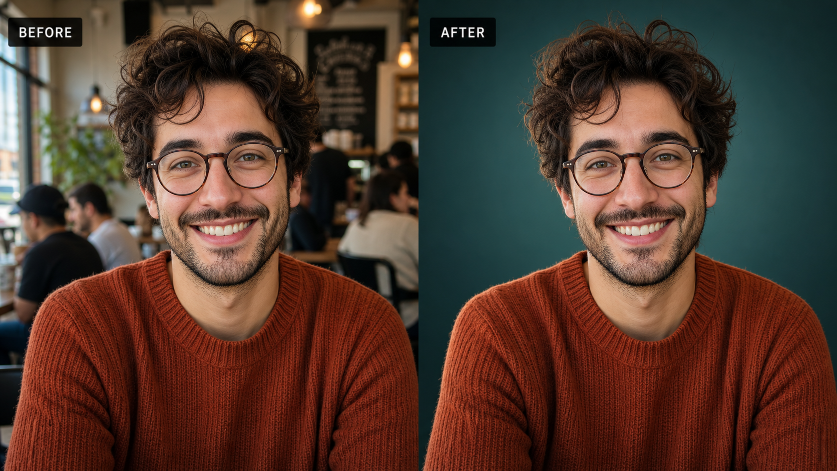 Brand Color Headshot template