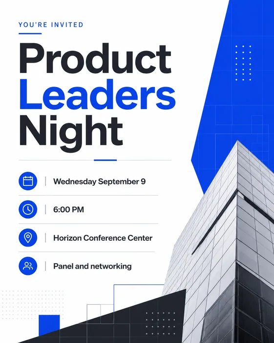Corporate Event Invite template