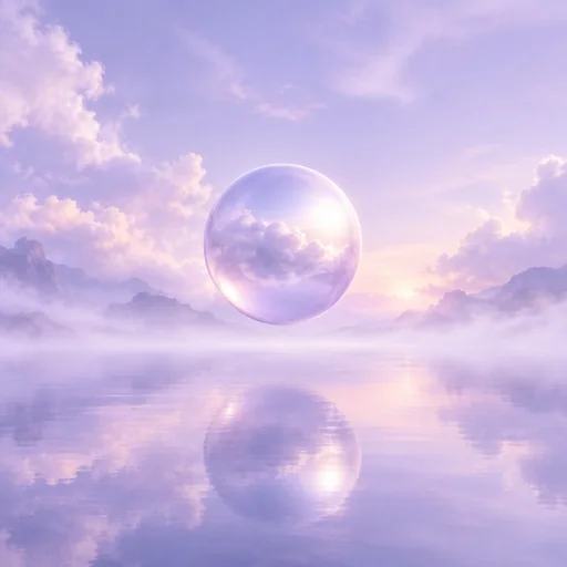 Ambient Dreams: AI Playlist Cover Maker example