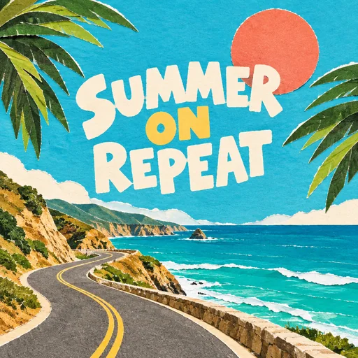 Summer Road Trip: AI Playlist Cover Maker example