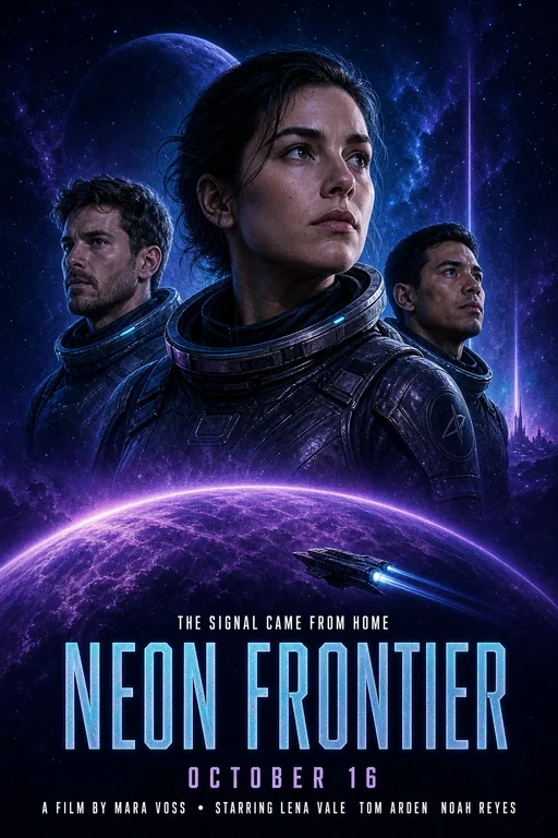 Neon Frontier template
