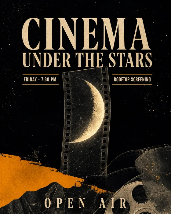 Art House Film Night template