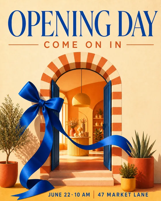 Grand Opening template
