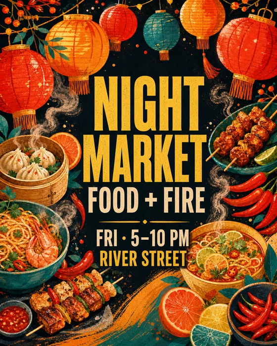 Night Market Food Festival template