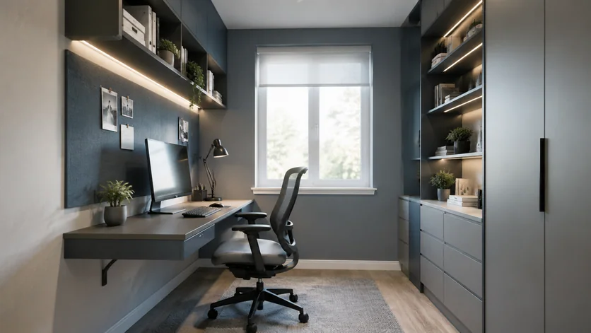 Compact Home Office template