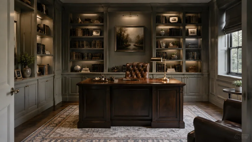 Office With Built-ins template