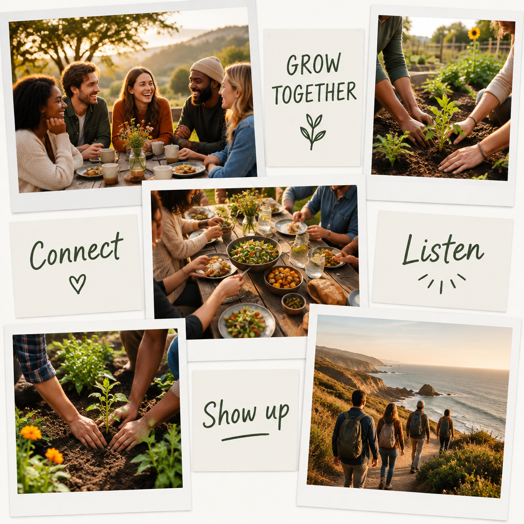 People and Belonging vision board template