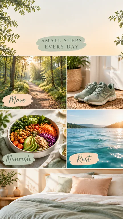 Healthy Rhythm: AI Vision Board Maker example