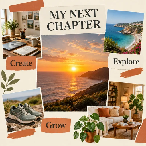 My Year Ahead vision board