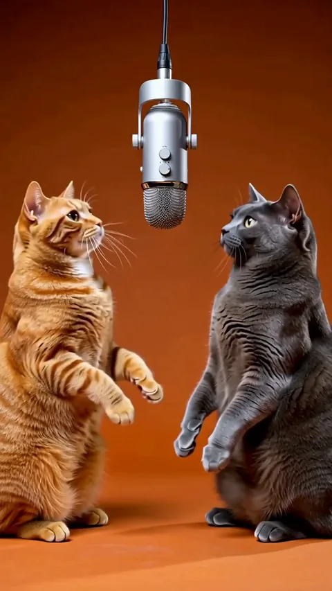 Orange Studio Cat Duet Template