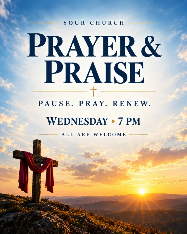 Prayer & Praise 예시