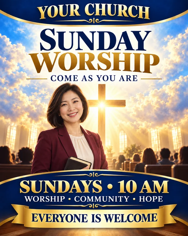 Sunday Worship 예시